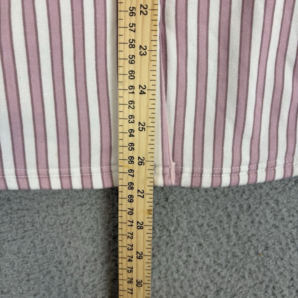 Laura Ashley Pajama Set XL Pink Quiet Luxury Preppy Loungewear Top Pull On Pants - Picture 9 of 12